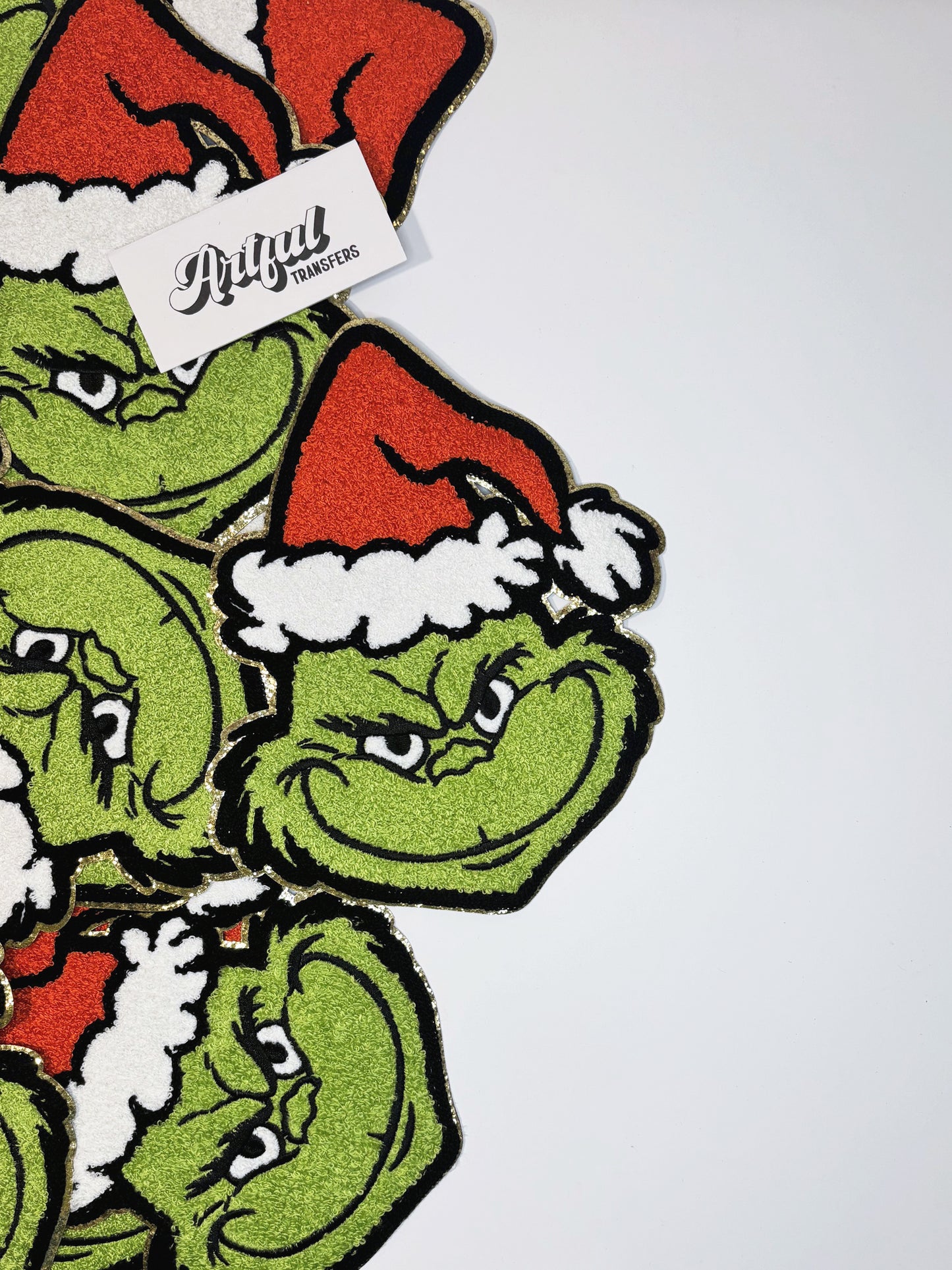 The Grinch Face - Chenille Patch