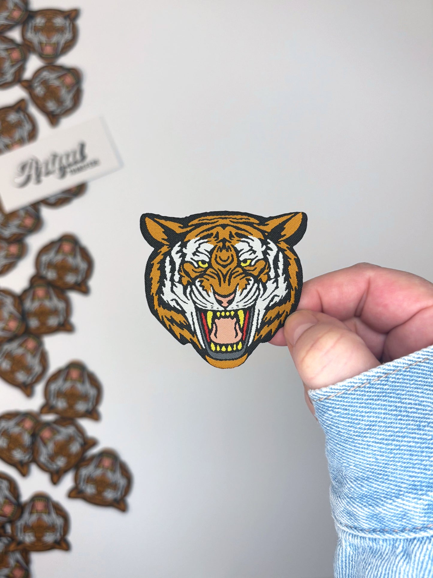 Tiger Head - Iron-on Patch