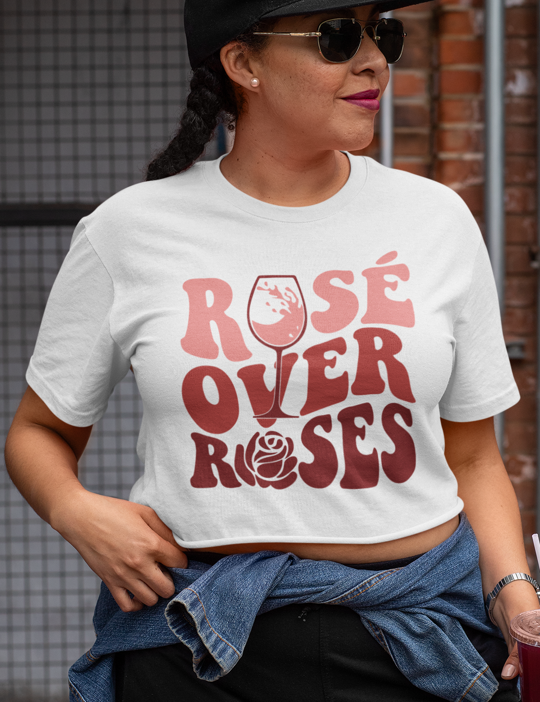 Rosé Over Roses - DTF Transfer